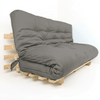 Sofa Cama Futon Oriental King D33 Madeira Pinus Acquablock Chumbo