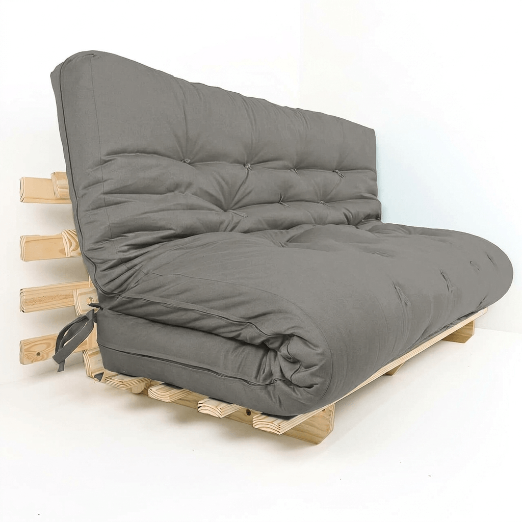 Sofa Cama Futon Oriental King D33 Madeira Pinus Acquablock Chumbo