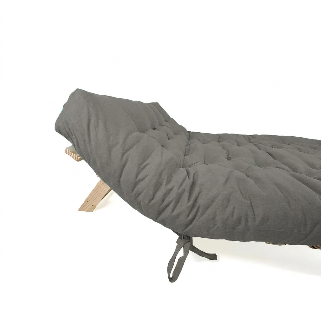Sofa Cama Futon Oriental King D33 Madeira Pinus Acquablock Chumbo