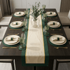 Kit Sousplat Completo Dupla Face 6 Lugares com Trilho de Mesa e Porta Copos