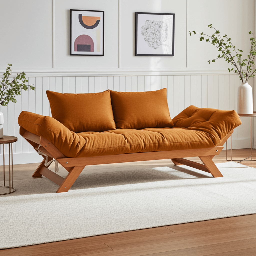 Kit Sofá Japão + 2 Poltronas Sarja