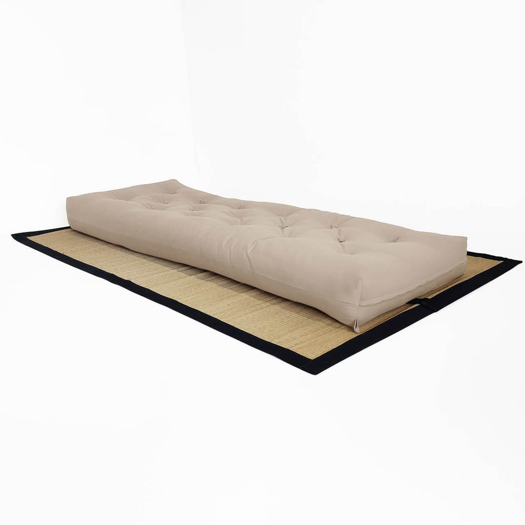 Futon Solteiro Oriental D28 Dobrável Acquablock Fendi