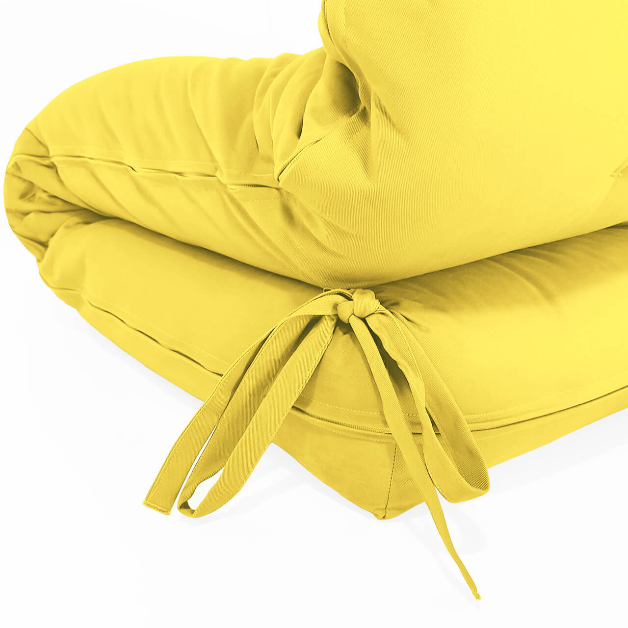 Futon Solteiro Oriental D28 Dobrável Acquablock Amarelo