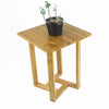 Mesa Lateral Design Quadrada Madeira Nobre