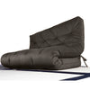 Futon Sofá Cama Casal Oriental Acquablock Cinza Chumbo