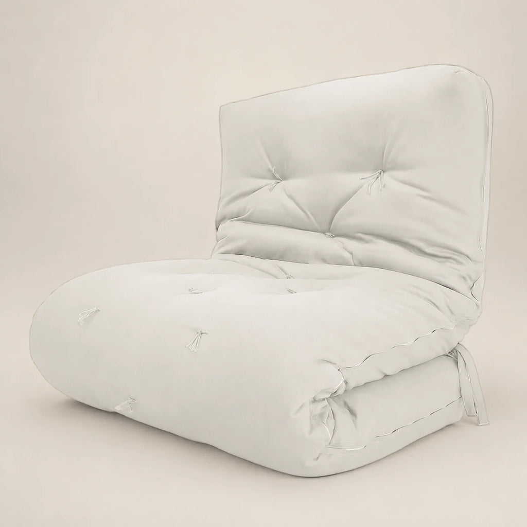 Futon Jap�o + almofadas Jap�o- Acquablock Branco Off