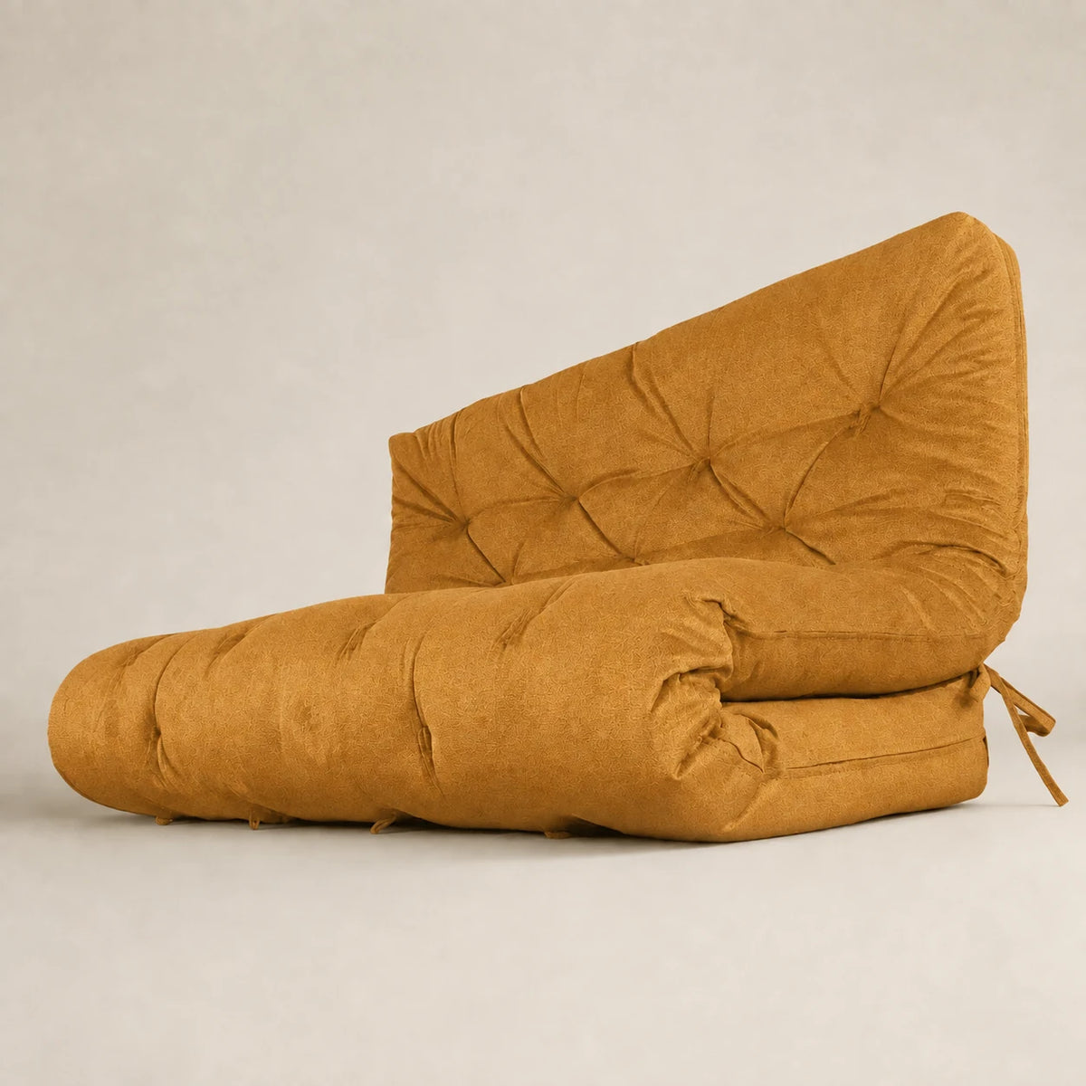 Futon Sofá Cama Casal Oriental Acquablock Amarelo