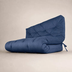 Futon Sofá Cama Casal Oriental Acquablock Azul Royal