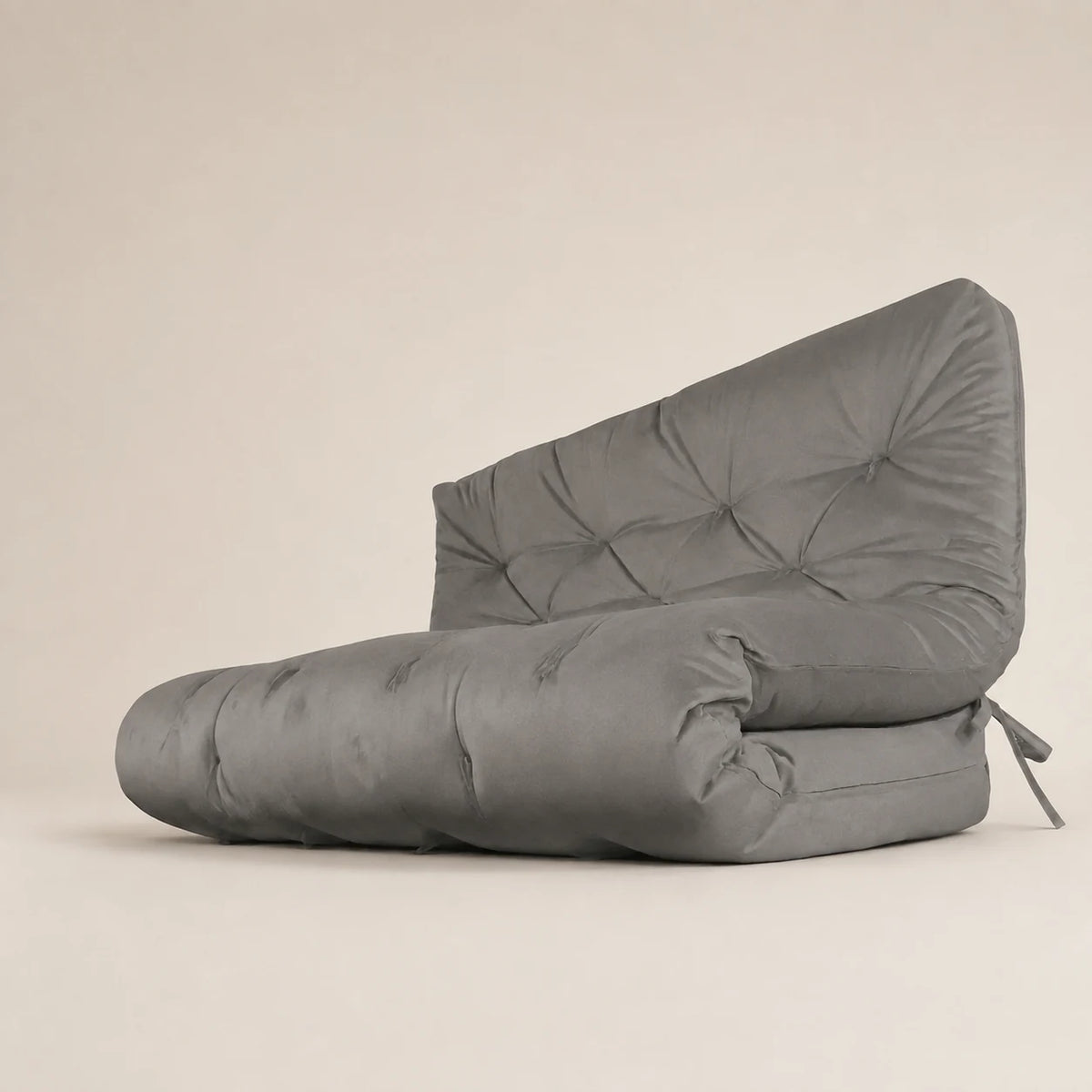 Futon Sofá Cama Casal Oriental Acquablock Cinza Chumbo