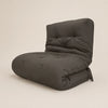 Futon Japão + almofadas Japão- Acquablock cinza chumbo