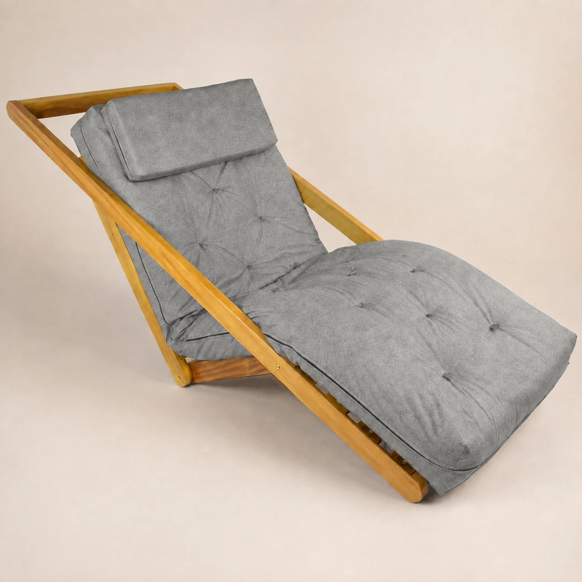 Poltrona New York Reclin�vel Solteiro Sala de Estar Acquablock Cinza Linho
