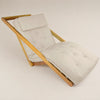 Poltrona New York Reclin�vel Solteiro Sala de Estar Sarja Bege
