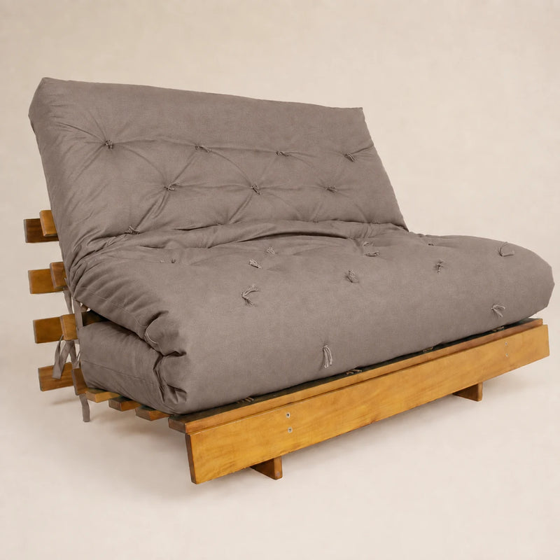 Sof� Cama Casal Futon Tokio Madeira Nobre Acquablock Fendi
