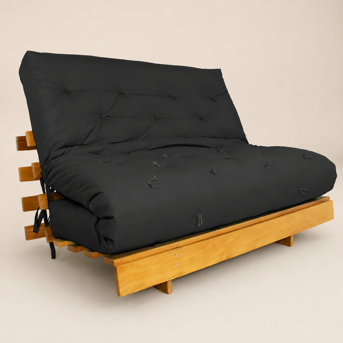 Sof� Cama Casal Futon Tokio Madeira Nobre Acquablock Preto